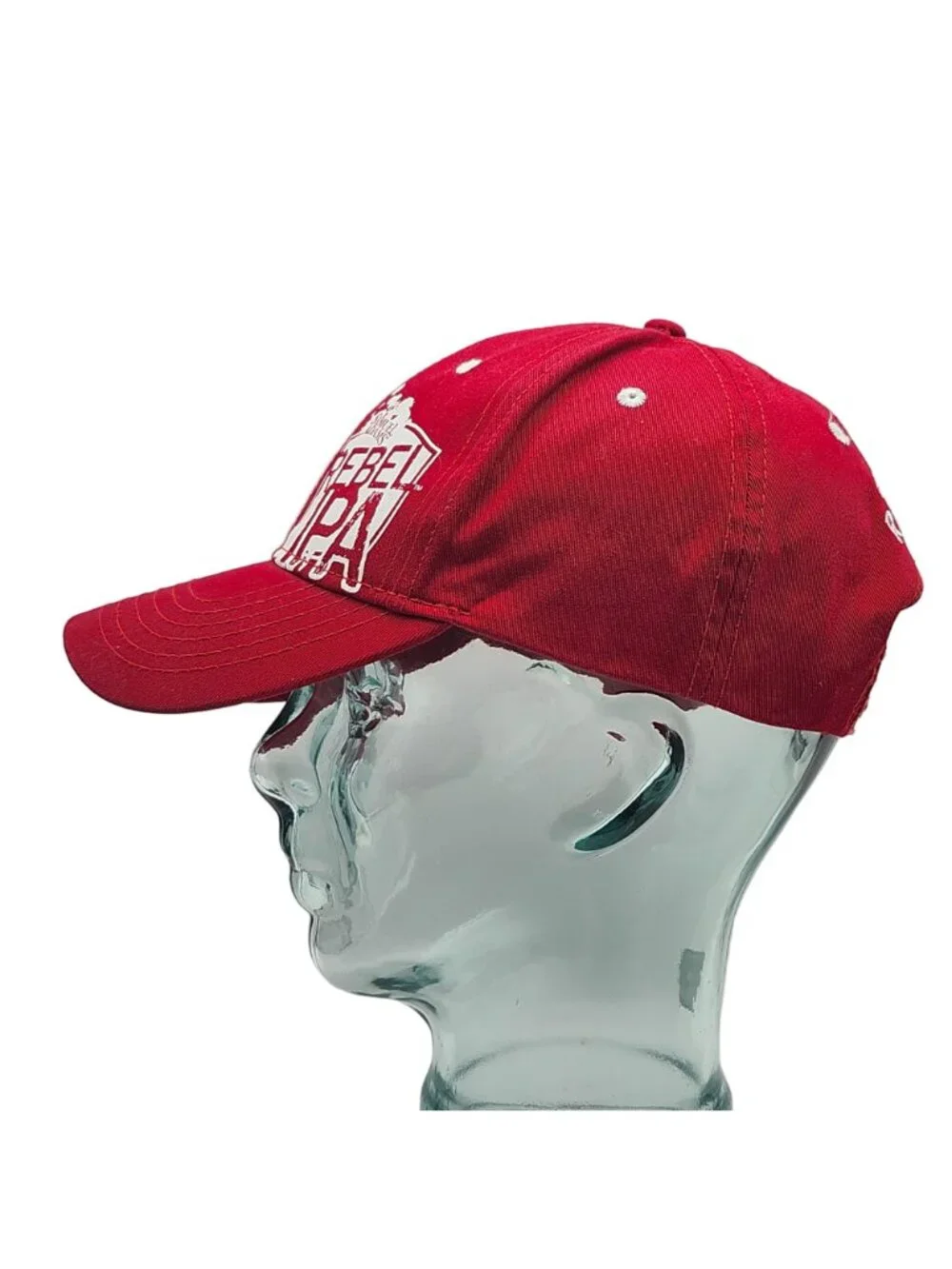 Samuel Adams Rebel IPA Red Adjustable Snapback Hat Beer Brewery Breweriana